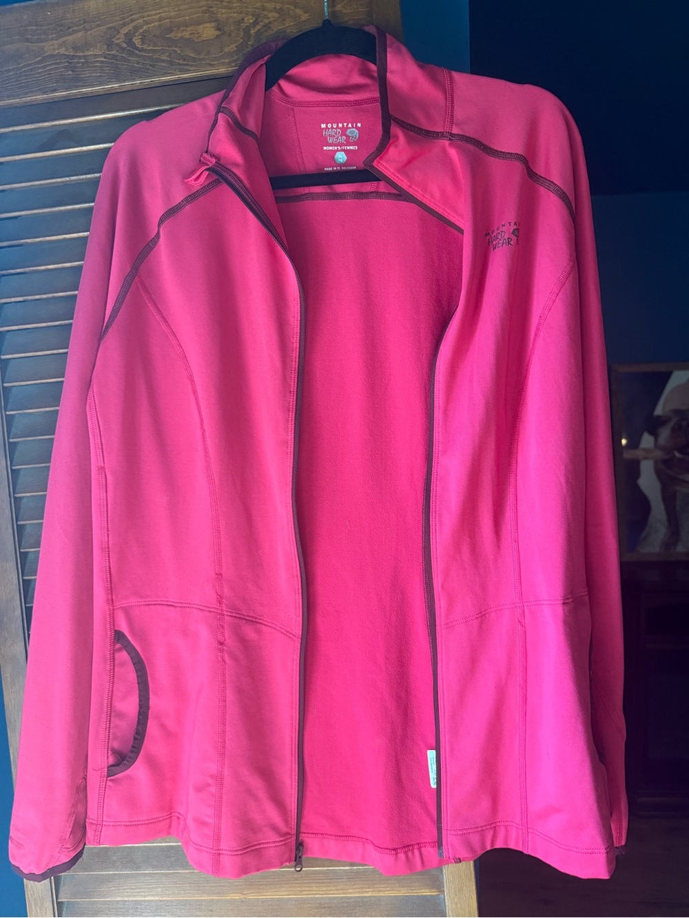 Mountain Hardwear Women's Bright Pink Full-Zip Utility Jacket